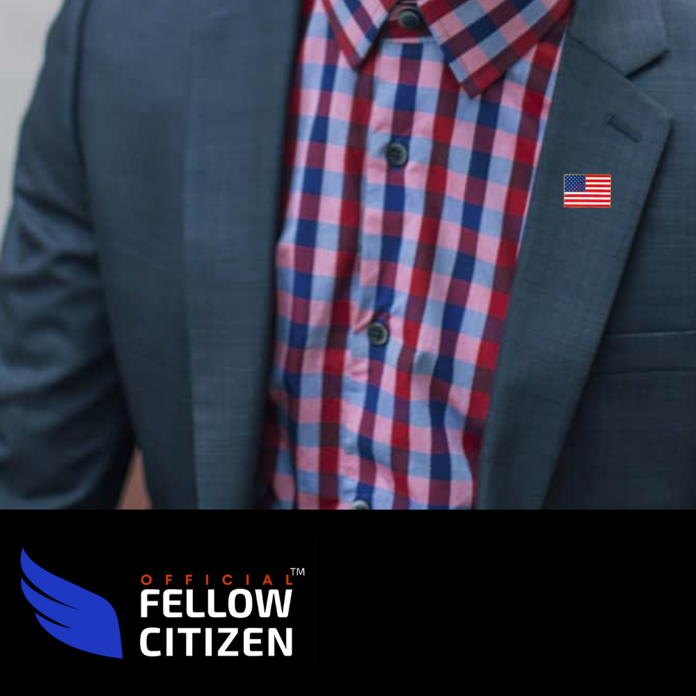 Made in the USA: Premium Gold American Flag Lapel Pin
