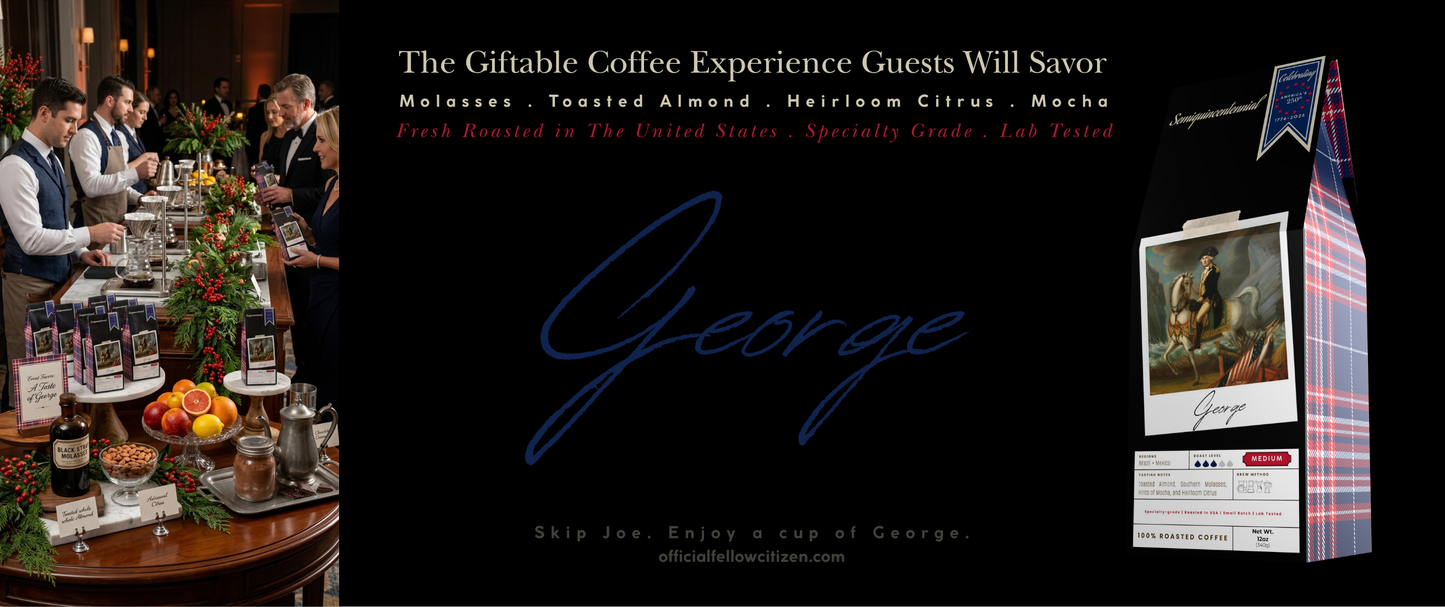 GEORGE Coffee | Specialty-Grade Medium Roast | America's 250th Anniversary