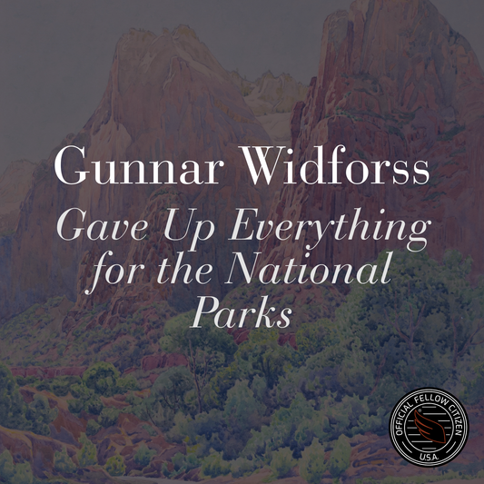 Painting of The Patriarchs "Gunnar Widforss Gave Up Everything for the National Parks"