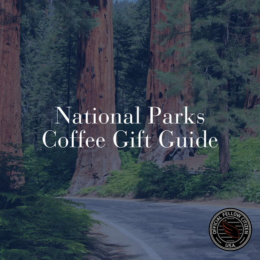 Image of Sequoia Trees "National Parks Coffee Gift Guide" 