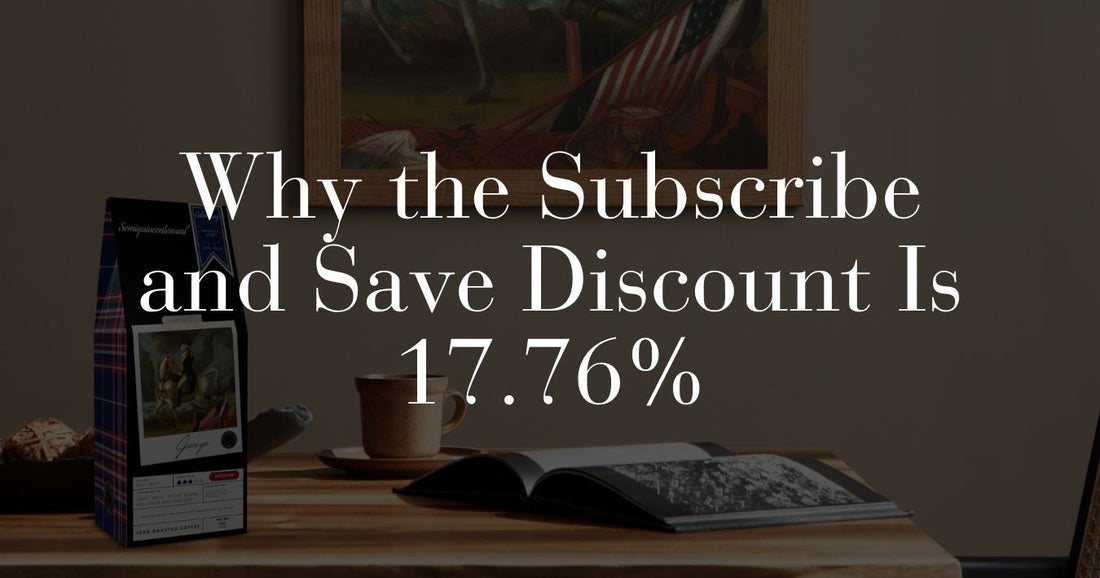 Why the Official Fellow Citizen Subscribe and Save Discount Is 17.76%