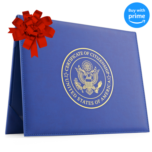 US Citizenship Certificate Holder - Gifts for New American Citizens