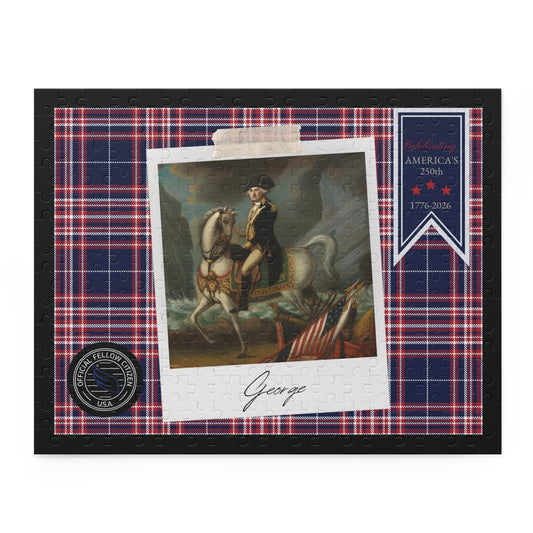 Official Fellow Citizen "GEORGE" The Jigsaw Puzzle — Celebrating America 250 in 120/252/500-Piece